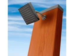 Gre Outdoor Duschen|Solardusche aus Aluminium 32 l Holzfarben