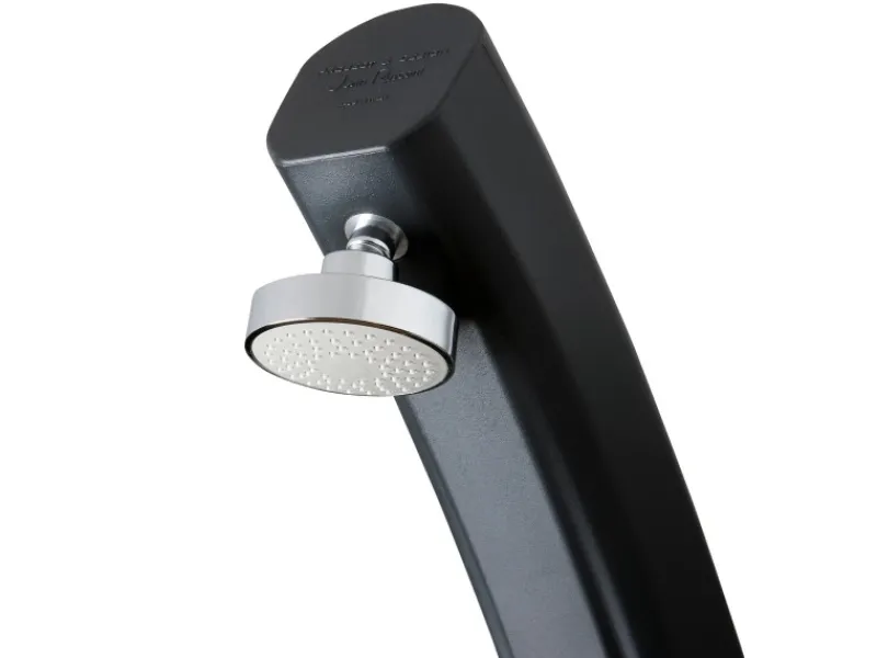 Solardusche aus Harz mit Fußwaschhahn 25 l Grau*Gre Discount