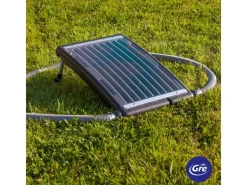 Gre Aufstellpools|Pooltechnik|Solarewärmungpaneel 59 cm × 59 cm × 29 cm Schwarz
