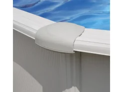 Stahlwand-Pool Atlantis 500 cm x 300 cm x 132 cm Oval Weiß*Gre Online