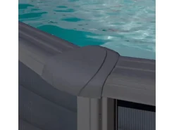 Stahlwand-Pool Kea Ø 350 cm x 120 cm Rund Graphit*Gre Online