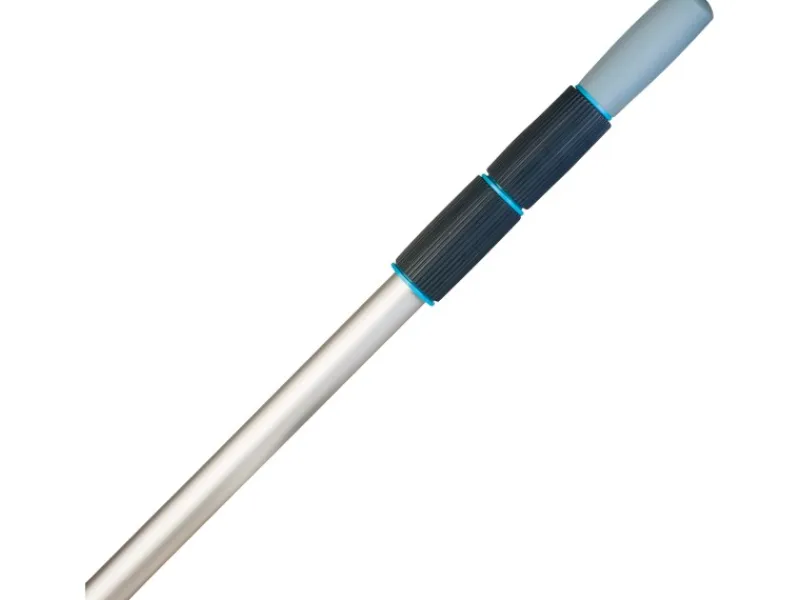 Gre Poolreinigung|Pool Abdeckung|Teleskopstange Graphite Aluminium 150 cm bis 360 cm