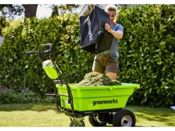 Greenworks Weitere Gartenhelfer|Akku-Schubkarre G40GC 40 V Grün