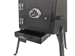 Grillpeter Feuerkörbe|Utschak Dauren mit Abzugsrohr Multifunktionaler Feuerofen für Kazan Schaschlik Grillgemüse Hexagon Uchag 45D