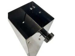 Grillpeter Campingzubehör|Utschak Timur Edelstahl 2 mm mit Abzugsrohr Feuerofen D 40cm für Kazan 10-16 Liter