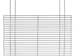 Grillrost Rechteckig 1 cm x 40 cm x 67 cm*Jamestown-Grill Discount