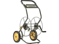 Haemmerlin Gartenschläuche|Metall-Schlauchwagen mit 2 Vollgummiräder 55 m