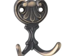 Besen|Haken 505, Altmessing brüniert