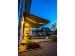 Halbkassetten Markise SUN LED 300 x 200 cm Gestell Anthrazit Tuch NHK li.*Spettmann Sale