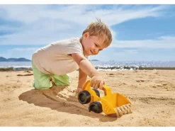 Sandspielzeug Monster-Bagger Kunststoff Gelb*Hape Discount