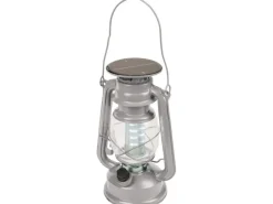 LED Campinglaterne Silber/Grau 3,7 V 15 x 11,5 x 24 cm*Happy People Outlet