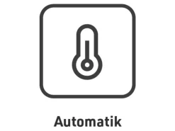 Hark Rechen|Dauerbrand-Kaminofen Opera-B Meteorschwarz 7 kW mit Automatik EEK: A+