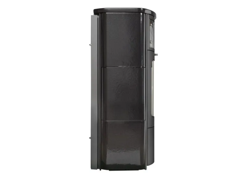 Hark Rechen|Dauerbrand-Kaminofen Opera-B Meteorschwarz 7 kW mit Automatik EEK: A+