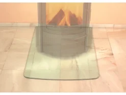 Glasbodenplatte Klein mit Facettenschliff*Hark Clearance