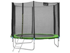 Trampolin Outdoor 244cm Grün GS Geprüft Rundes Gartentrampolin bis 150 kg*HAUKI Clearance