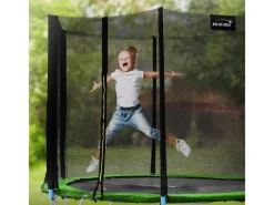 Trampolin Outdoor 244cm Grün GS Geprüft Rundes Gartentrampolin bis 150 kg*HAUKI Clearance