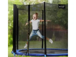 Trampolin Outdoor 244cm Blau GS Geprüft Rundes Gartentrampolin bis 150 kg*HAUKI Sale