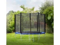 Trampolin Outdoor 244cm Blau GS Geprüft Rundes Gartentrampolin bis 150 kg*HAUKI Sale