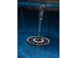 Solar-Teichpumpen-Set Schwimmende Solar-Insel inkl. LED-Beleuchtung*Heissner Clearance