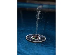 Solar-Teichpumpen-Set Schwimmende Solar-Insel inkl. LED-Beleuchtung*Heissner Clearance