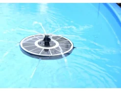 Solar-Teichpumpen-Set Schwimmende Solar-Insel inkl. LED-Beleuchtung*Heissner Clearance