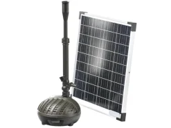 Heissner Brunnenpumpe|Solar-Teichpumpen-Set 1100 l/h HYBRID