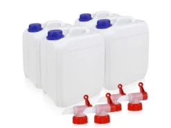 Campingzubehör|Wassersport|Höfer Chemie Kunststoff Kanister Set für Camping & Freizeit 4 x 5l