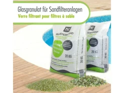 Höfer Chemie Spezial Glasgranulat für Sandfilteranlagen 0,7-1,3mm Körnung 20 x 20kg* Sale