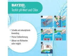 Poolpflege|Höfer Chemie Test-Kit zur Optimalen Messung des Chlorgehalts und pH-Werts
