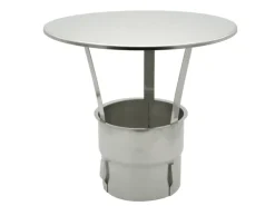 Kamin-Regen-Haube mit Einschub 120mm Edelstahl-Schornstein*H&M Germany New