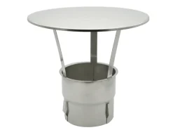 Kamin-Regen-Haube mit Einschub 200mm Edelstahl-Schornstein*H&M Germany Clearance