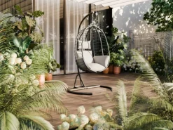 Balkonmöbel|Hängesessel Cupertino Faltbar