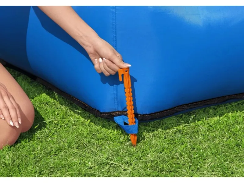 H2OGO!™ Wasserpark Beach Bounce mit Dauergebläse 365 x 340 x 152 cm*Bestway Discount