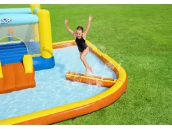 H2OGO!™ Wasserpark Beach Bounce mit Dauergebläse 365 x 340 x 152 cm*Bestway Discount