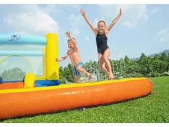 H2OGO!™ Wasserpark Beach Bounce mit Dauergebläse 365 x 340 x 152 cm*Bestway Discount
