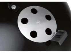 Kugelgrills|Holzkohlegrills|Holzkohle-Kugelgrill 85 cm x 55 cm x 52 cm Schwarz