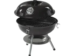 Kugelgrills|Holzkohlegrills|Holzkohle-Kugelgrill Mini Schwarz