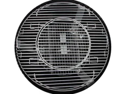 Holzkohle-Kugelgrill North Bay Ø 57 cm Schwarz mit modularem Grillsystem*