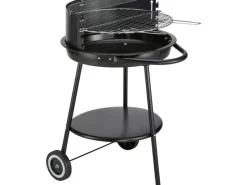 Holzkohle-Rundgrill 82,5 cm x 60 cm x 51,5 cm Schwarz* Sale