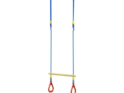 TraumGarten Sportgeräte|Holztrapez Winnetoo mit Ringen Farbig FSC®