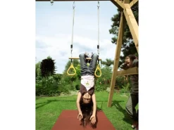 TraumGarten Sportgeräte|Holztrapez Winnetoo mit Ringen Farbig FSC®