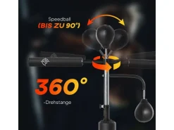 HOMCOM Fitnessgeräte|Boxset Stahl PU HDPE Schwarz  88L x 50B x 160-230H cm