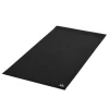 HOMCOM Fitnessgeräte|Fitnessgeräte Bodenschutzmatte PVC Schwarz 180L x 90B x 0,6H cm