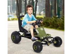 Go Kart Tretfahrzeug mit Handbremse und Verstellbarem Sitz*HOMCOM Clearance