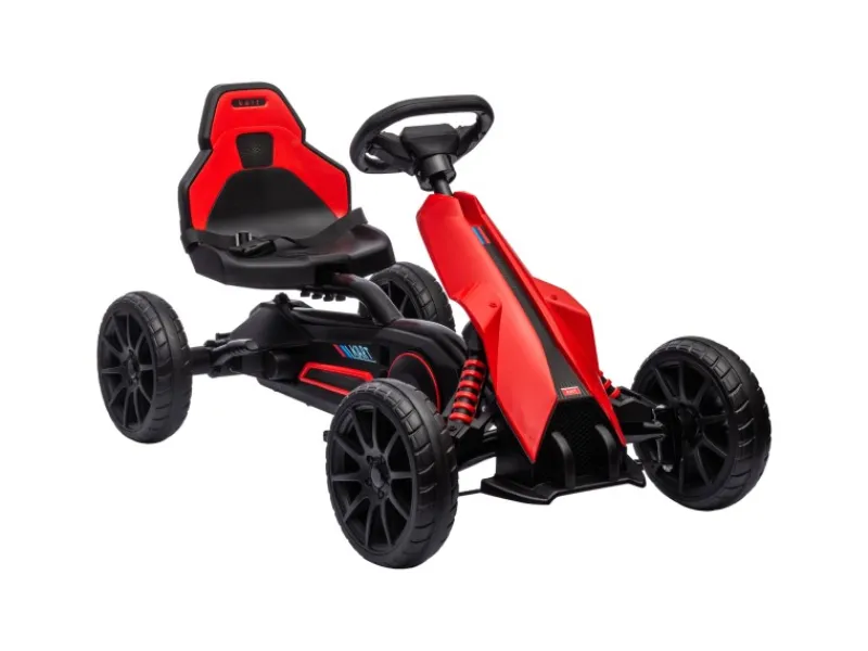 HOMCOM Outdoor-Spielzeug|Quads|Gokart Kinderfahrzeug mit Verstellbarem Sitz Handbremse