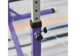 Gymnastik-Turnreck  Stahl Buchenholz Violett 194B x 121T x 92-150H cm*HOMCOM Clearance