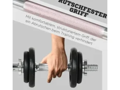 Hantel-Set Verstellbare Dumbbellset Eisen Schwarz 95L x 16B x 16H cm*HOMCOM New