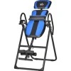 HOMCOM Fitnessgeräte|Inversionsbank Klappbar ABS Metall 132 x 71 x 145 cm Schwarz Blau