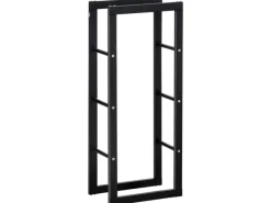 Kaminholzregal 40 x 25 x 100cm für Innen und Außen*HOMCOM New