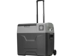 HOMCOM Kühlboxen|Kühlbox Aluminum Kunststoff Grau 58,6L x 37,8B x 54,5H cm